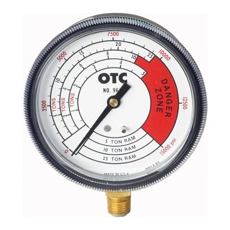 Integrated Supply Network OTC Gauge Pressure And Tonnage 4 Scales, 0-10,000 PSI, 0-5 Ton, 0-10 Ton And 0-25 Ton 9652